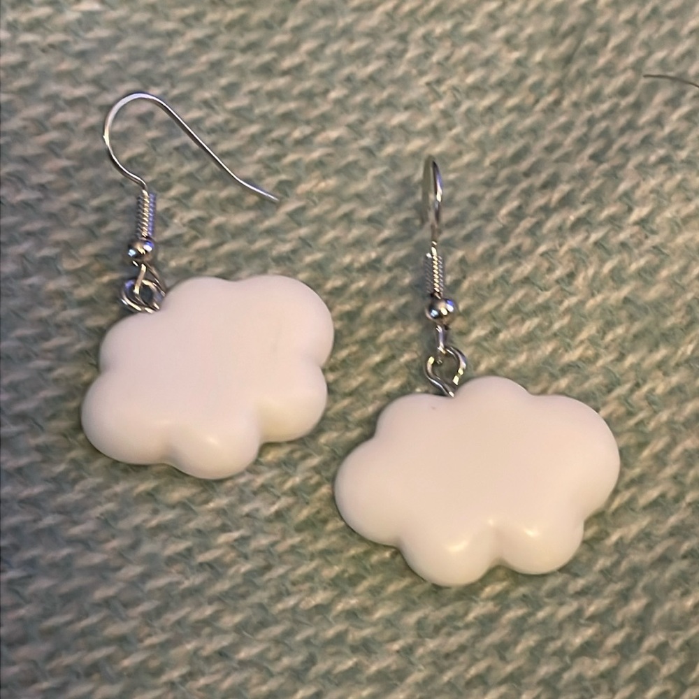 Cute little cloud earrings
